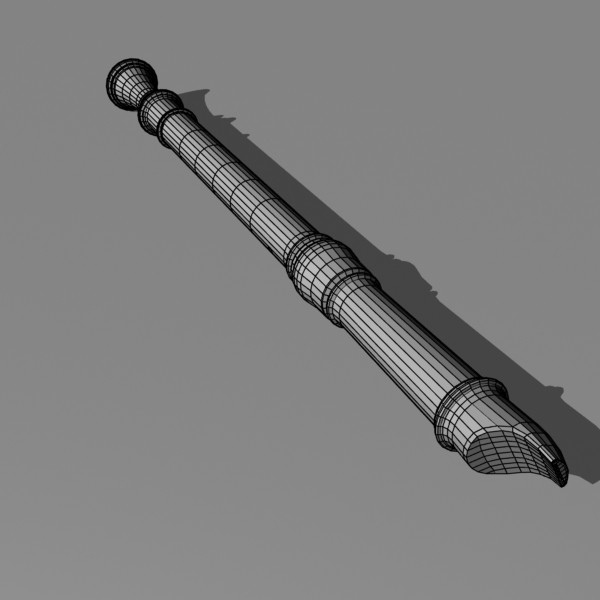 3d model recorder - Plastic Recorder by mostlysquare