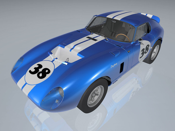shelby cobra daytona 1965 max - Shelby Cobra Daytona 1965 by TiRex3D