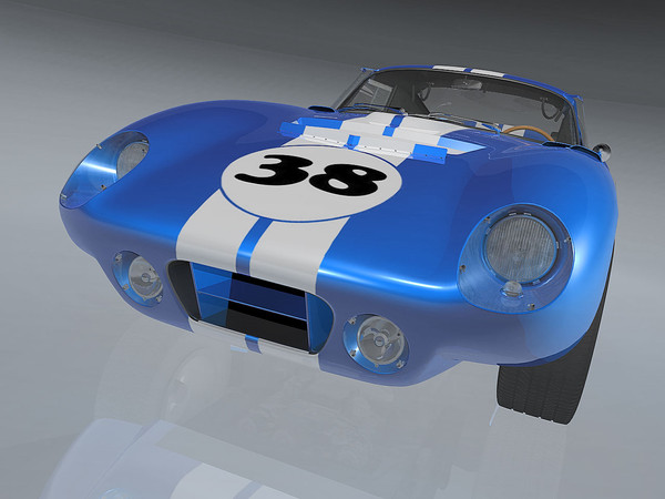 shelby cobra daytona 1965 max - Shelby Cobra Daytona 1965 by TiRex3D