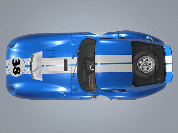 shelby cobra daytona 1965 max - Shelby Cobra Daytona 1965 by TiRex3D