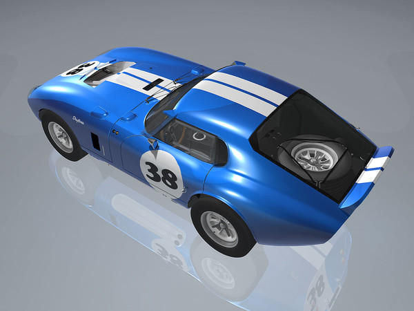 shelby cobra daytona 1965 max - Shelby Cobra Daytona 1965 by TiRex3D