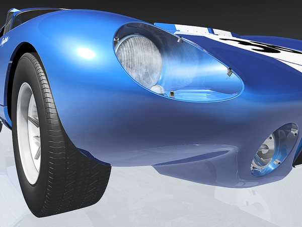 shelby cobra daytona 1965 max - Shelby Cobra Daytona 1965 by TiRex3D