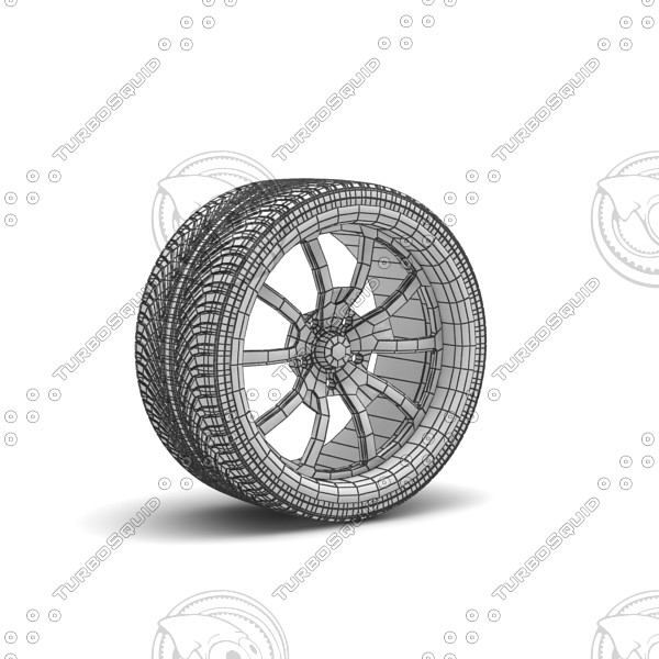 3d model wheel - Wheel 3 by AkSdev