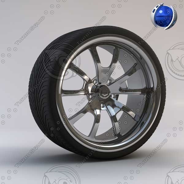 3d model wheel - Wheel 3 by AkSdev