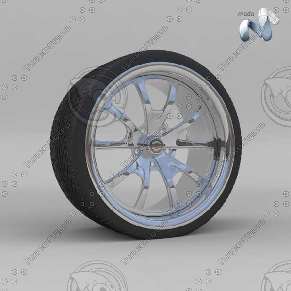 3d model wheel - Wheel 3 by AkSdev