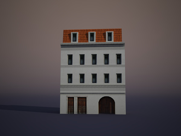 house apartment 3d model - Apartment House #33 by cerebrate