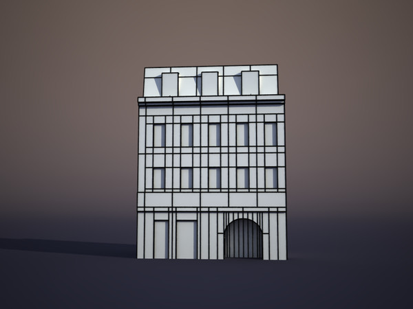 house apartment 3d model - Apartment House #33 by cerebrate