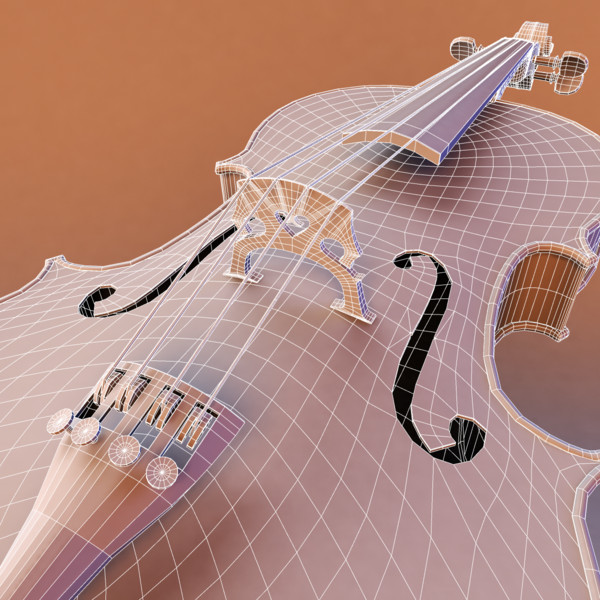 3d model cello bow - Cello 02 by warlockgraphics