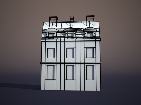 3ds house apartment - Apartment House #38 by cerebrate