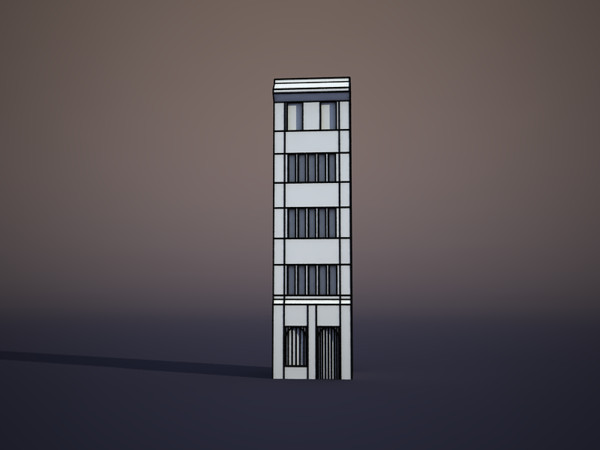lightwave house apartment - Apartment House #40 by cerebrate