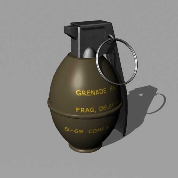 lwo hand grenade - Hand Grenade by mostlysquare