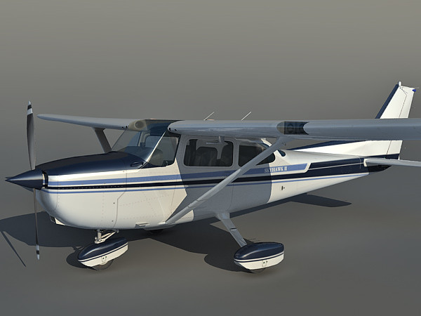 cessna 172 skyhawk 3ds - Cessna 172 skyhawk by Eric.Levi