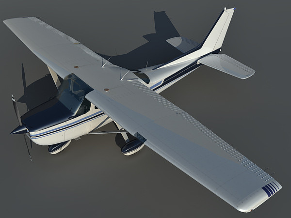 cessna 172 skyhawk 3ds - Cessna 172 skyhawk by Eric.Levi