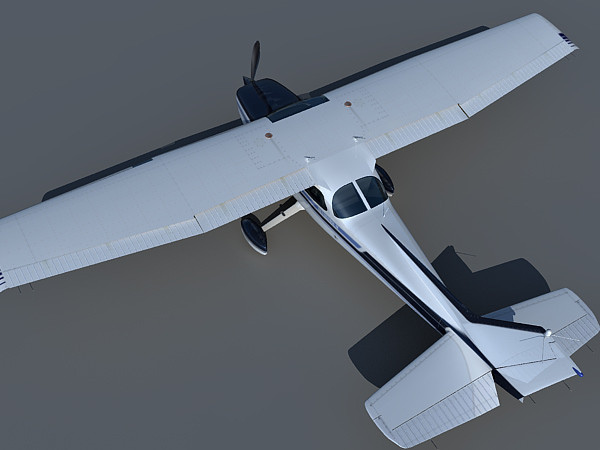 cessna 172 skyhawk 3ds - Cessna 172 skyhawk by Eric.Levi