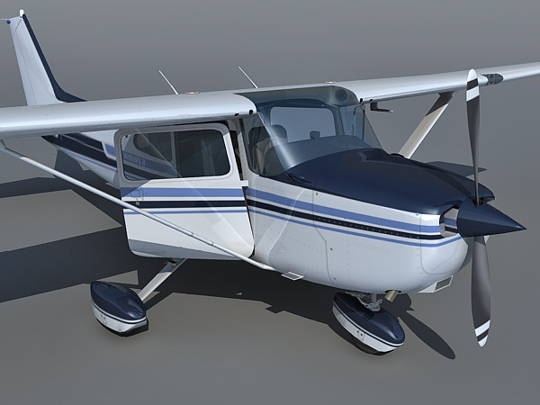 cessna 172 skyhawk 3ds - Cessna 172 skyhawk by Eric.Levi
