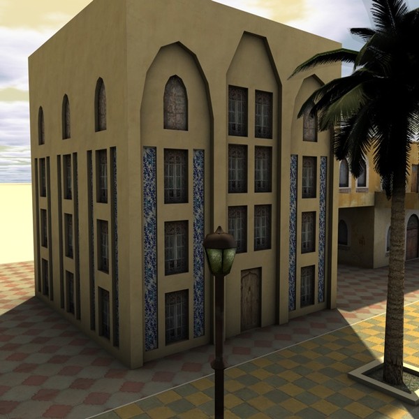 3d arab city houses - Arabstreet2 by ERLHN