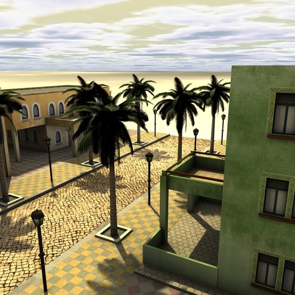3d arab city houses - Arabstreet2 by ERLHN