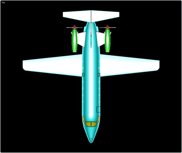 dwg india saras light aircraft - Saras Light Transport Aircraft Solid Assembly Model by RodgerSaintJohn