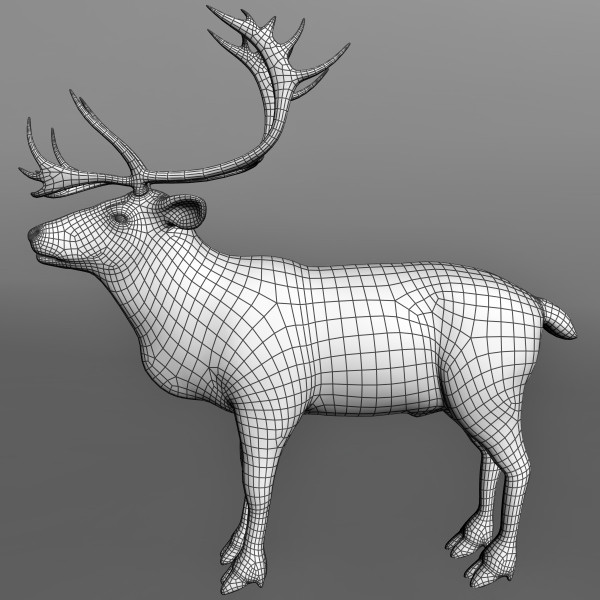 max reindeer deer - Reindeer 3d model by Eric.Levi