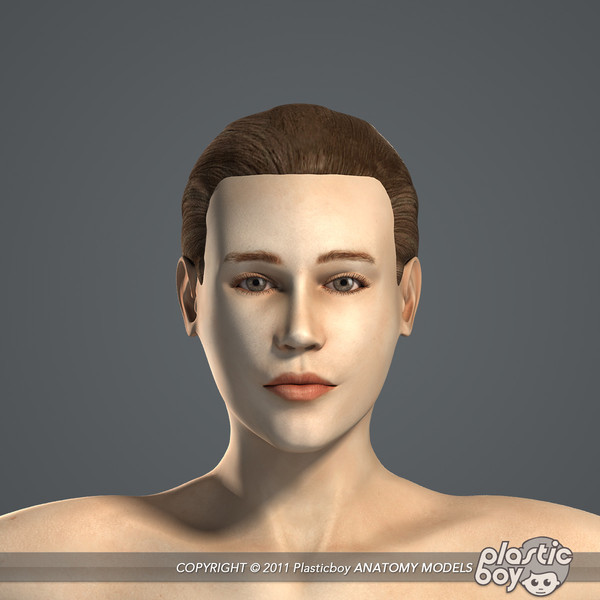 max realistic human male female - Male and Female Body Anatomy V04 (Textured) by plasticboy