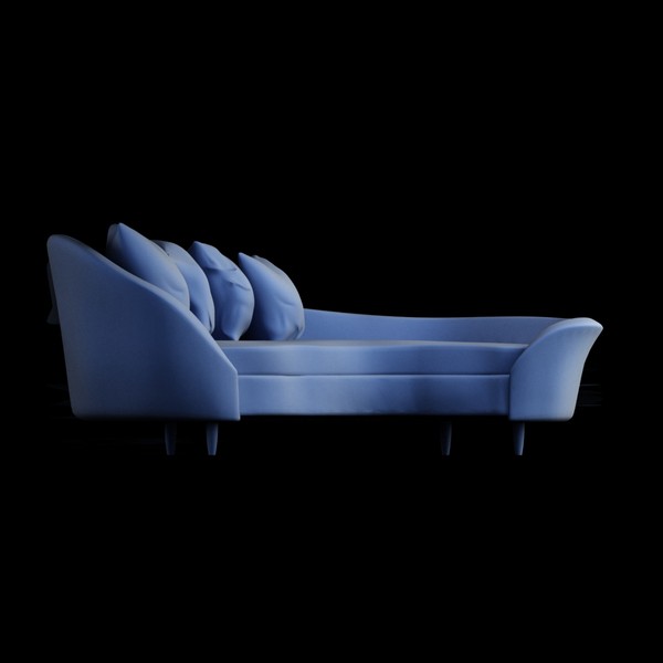 sofa curved 3d max - Curved sofa by TheToastMaster