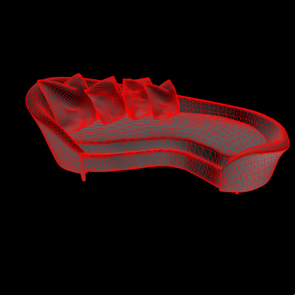 sofa curved 3d max - Curved sofa by TheToastMaster