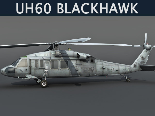 uh60 blackhawk 3d max - UH60 Blackhawk 3d model by Eric.Levi