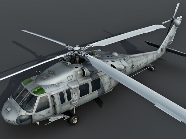 uh60 blackhawk 3d max - UH60 Blackhawk 3d model by Eric.Levi