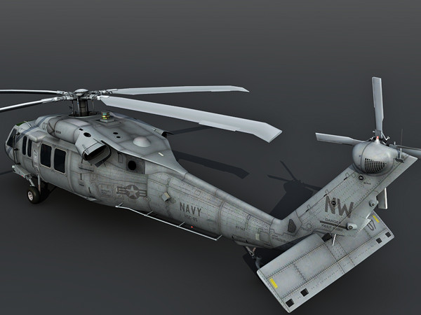 uh60 blackhawk 3d max - UH60 Blackhawk 3d model by Eric.Levi
