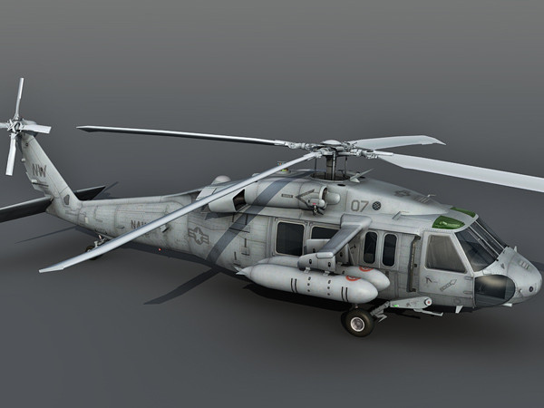 uh60 blackhawk 3d max - UH60 Blackhawk 3d model by Eric.Levi