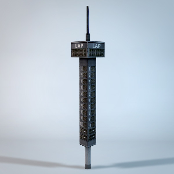 3ds lap counter - Racing Lap Counter Tower by NesAn Studio