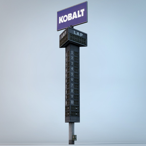 3ds lap counter - Racing Lap Counter Tower by NesAn Studio