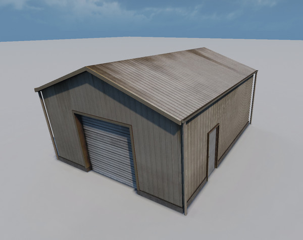 warehouse udk 3d model - Storage Warehouse by Luchador
