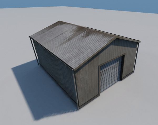 warehouse udk 3d model - Storage Warehouse by Luchador