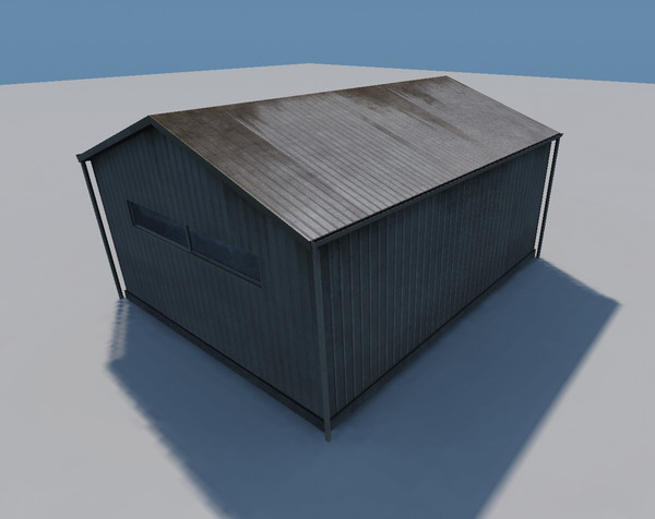 warehouse udk 3d model - Storage Warehouse by Luchador