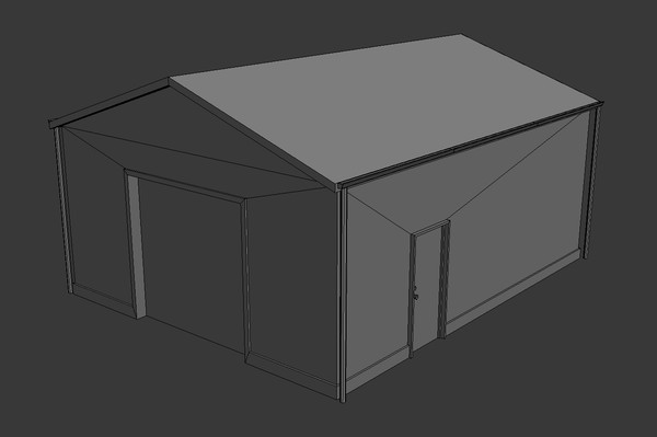 warehouse udk 3d model - Storage Warehouse by Luchador