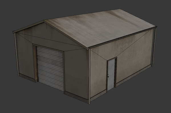 warehouse udk 3d model - Storage Warehouse by Luchador