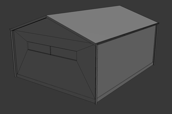 warehouse udk 3d model - Storage Warehouse by Luchador