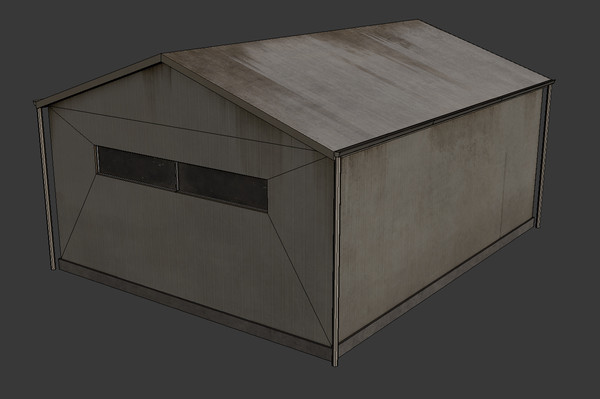 warehouse udk 3d model - Storage Warehouse by Luchador