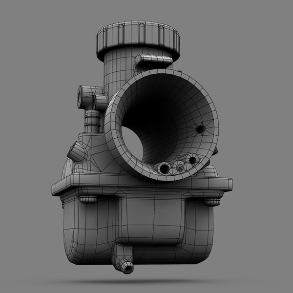 3d carburetors machine - Mikuni 36mm Carburetor by Jamie Hamel Smith