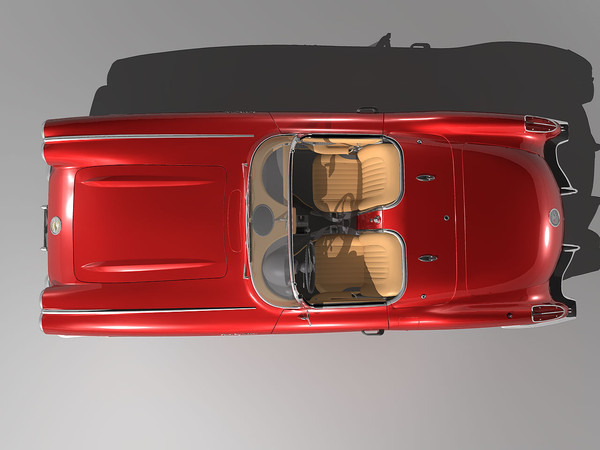 chevrolet corvette c1 1960 max - Chevrolet Corvette C1 (1960) by TiRex3D
