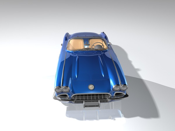 chevrolet corvette c1 1960 max - Chevrolet Corvette C1 (1960) by TiRex3D
