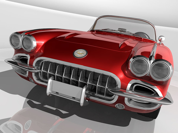 chevrolet corvette c1 1960 max - Chevrolet Corvette C1 (1960) by TiRex3D