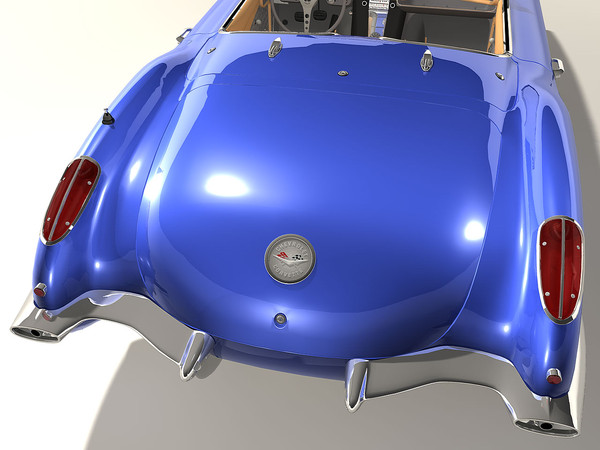 chevrolet corvette c1 1960 max - Chevrolet Corvette C1 (1960) by TiRex3D