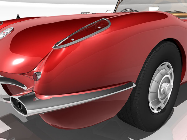 chevrolet corvette c1 1960 max - Chevrolet Corvette C1 (1960) by TiRex3D