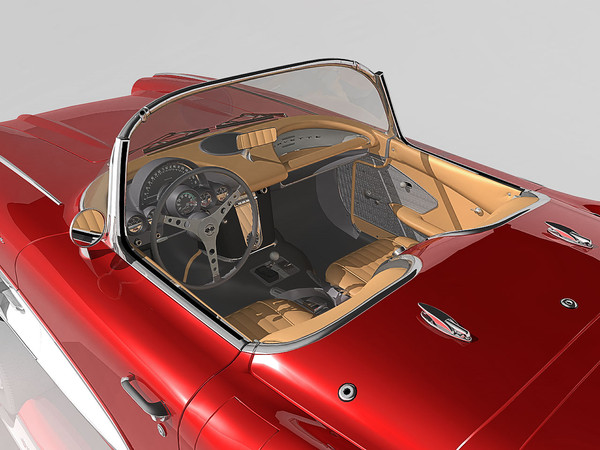 chevrolet corvette c1 1960 max - Chevrolet Corvette C1 (1960) by TiRex3D