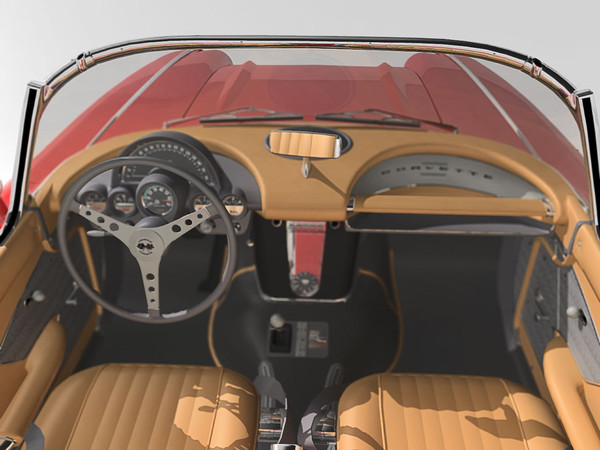 chevrolet corvette c1 1960 max - Chevrolet Corvette C1 (1960) by TiRex3D
