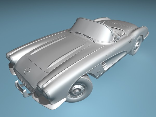 chevrolet corvette c1 1960 max - Chevrolet Corvette C1 (1960) by TiRex3D