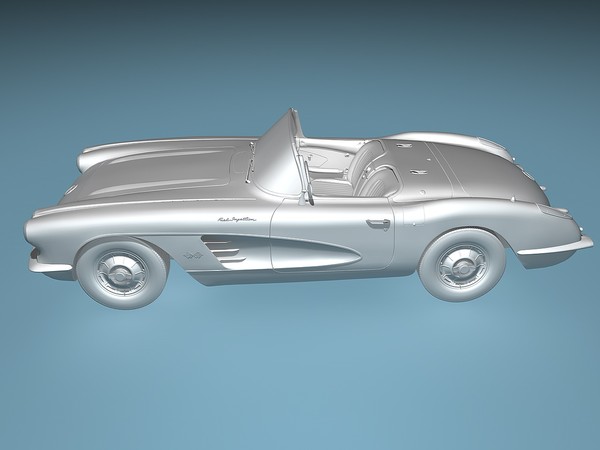 chevrolet corvette c1 1960 max - Chevrolet Corvette C1 (1960) by TiRex3D