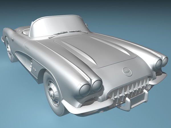 chevrolet corvette c1 1960 max - Chevrolet Corvette C1 (1960) by TiRex3D